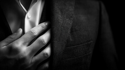 A hand over the chest conveys heartfelt emotion sincerity and compassion symbolizing empathy gratitude and the deep human connection of feeling and personal expression