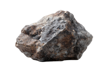 Close-up of a rough, textured rock formation with various shades of gray and brown.