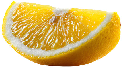Zesty Lemon Slice: A vibrant, close-up shot of a freshly cut lemon slice, showcasing its juicy texture and tangy essence.