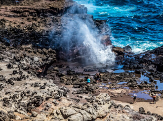Blow Hole , Hawaii