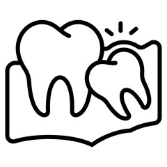 Wisdom Tooth Icon Element For Design
