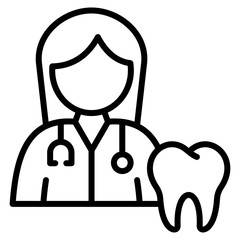 Dentist Icon Element For Design