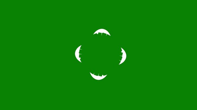 Cartoon animated smoke explosion FX, showing circle smoky blast fireworks, shockwave, puff of smoke, glowing ellipse on green screen, perfect for cartoon game motion graphics effects. 4k video