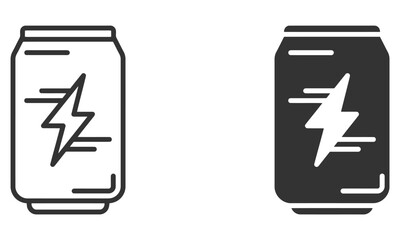 Energy drink can icon vector illustration