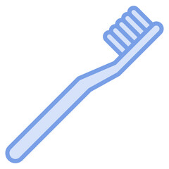 Toothbrush Icon Element For Design