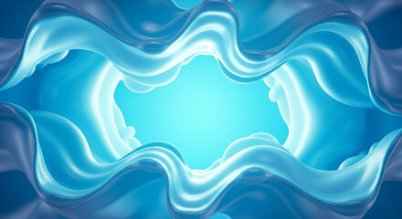 Modern abstract liquid flow with realistic lighting and balanced composition for futuristic designs.