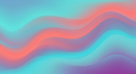 Colorful smooth gradient mesh with soft curves and wide copy space for modern digital design.