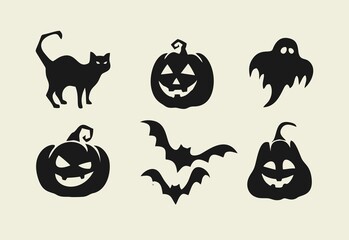 Halloween icon illustration