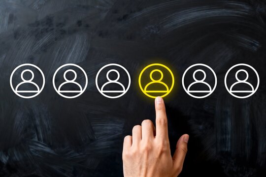 SelectingPersonIconOnBlackboard