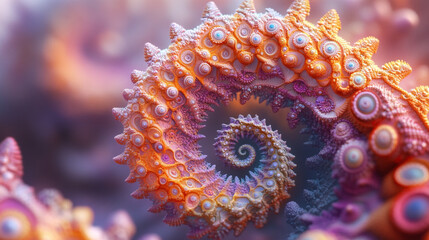 Soft spirals form concentric patterns symbolizing growth infinity and continuous evolution representing harmony rhythm and the endless flow of energy in abstract and meditative design