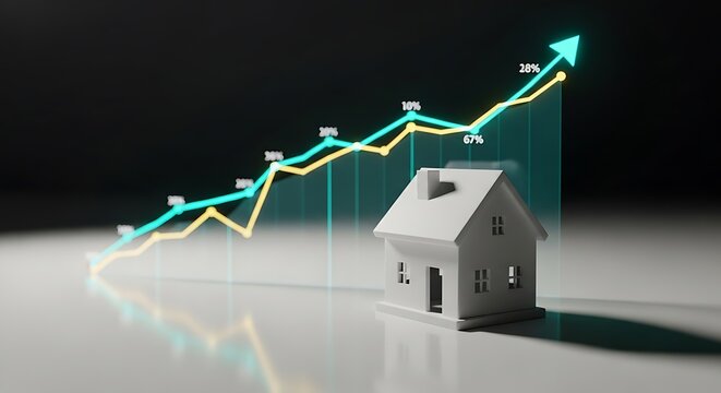 Real estate market soaring with rising home values and property trends