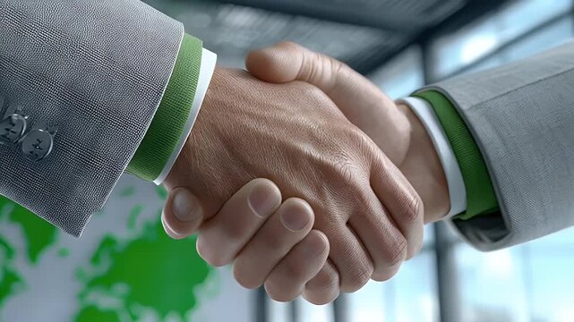 Business partnership agreement handshake cooperation collaboration concept