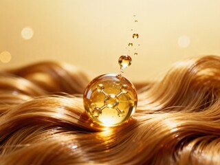 Hair Oil Molecule
