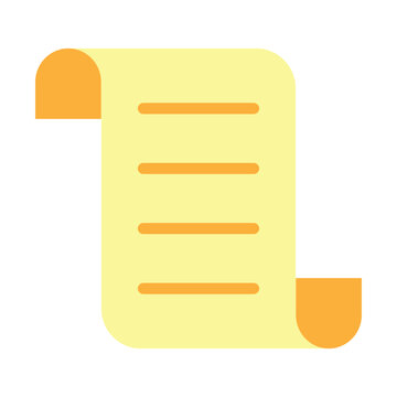 Script File Vector Flat Icon Design