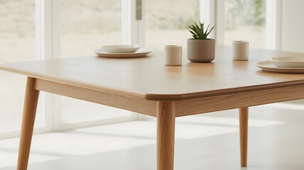 Fototapeta premium modern dining room with table