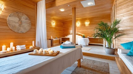 Luxury Spa Day: Massage, Sauna, Relaxation, Wellness