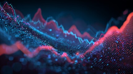 dynamic data visualization of stock market trends