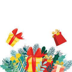 Fototapeta premium Christmas Decorative Frame