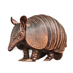 Hyperrealistic armadillo exploration in nature gigapixel image outdoor environment vibrant viewpoint