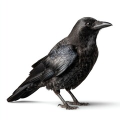 Hyperrealistic image of a crow nature environment gigapixel detail artistic perspective wildlife photography