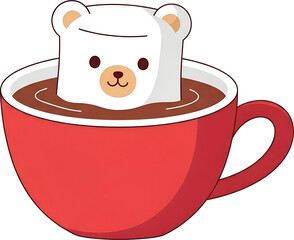 마시멜로 핫초코 : Marshmallow Hot Chocolate