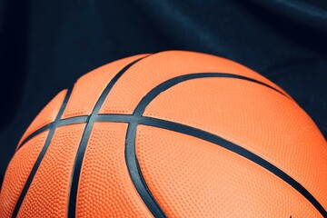 Basketball partial view