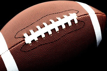 Football closeup