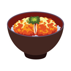 Katsudon with Egg and Sauce