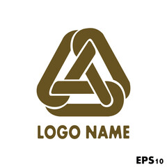 simple letter A logo for business needs vector illustration