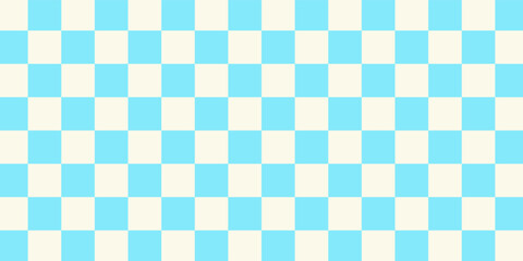 Sky blue and white tartan plaid seamless pattern, Blue and white checkered pattern.Vector ilustration