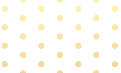 Gold Polka Dot Seamless Pattern on White. Gold Polka dot background. Dotted cute pattern. Ideal for wrapping paper, packaging design, textile prints, wallpapers, invitations, and branding materials