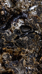 Natural close-up texture of sacred rocks at Jabal Shafa and Marwah in Masjid Al-Haram, Mecca, showing detailed stone surface and earthy tones.