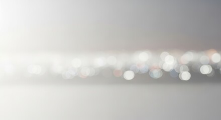 Blurry city lights at night with a soft focus effect.