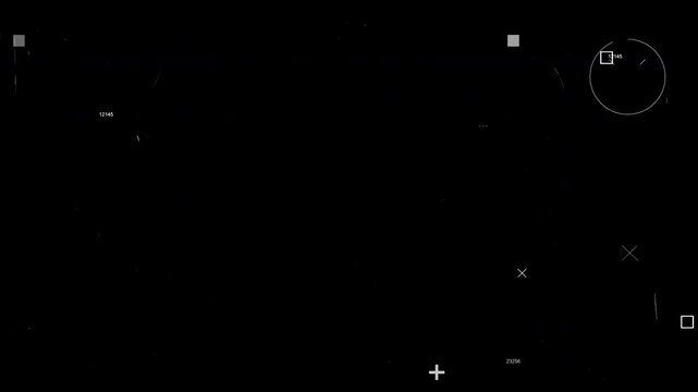 2d motion design animation background. Simple concept of animated elements for video overlays