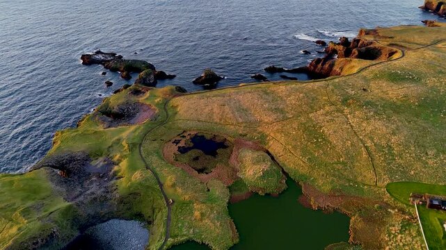 Arnarstapi coast in morning light, Iceland