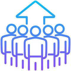 Obraz premium Team Building Icon