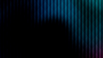 dark abstract blue and teal futuristic background with corner glow and vertical stripes
