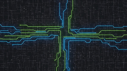 Binary numbers stream forward in a glowing futuristic sci-fi tunnel, representing data transfer.