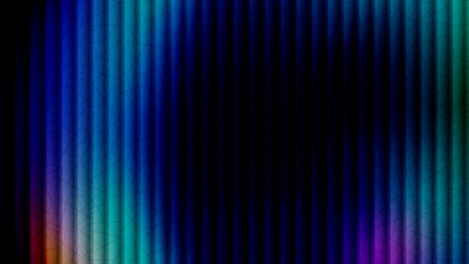dark abstract blue teal and purple futuristic background with vertical stripes and central black void