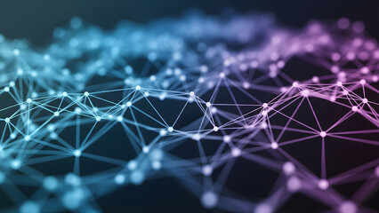 Fast turquoise neon data stream running through 3D geometric tunnels, showing real-time futuristic processing.