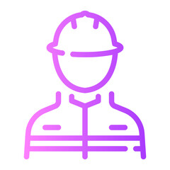 fireman gradient icon