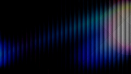 dark abstract futuristic blue teal and desaturated rainbow background with vertical stripes