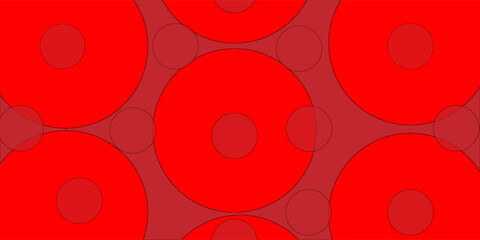 Illustration red and red round circle shiny vibes effects and motion elements background abstract. Vector