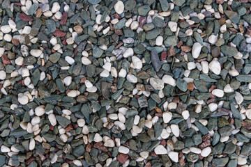 砂利の道の石、背景素材