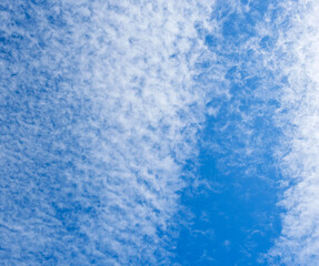 秋の空　穏やかな青空と雲160