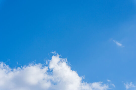秋の空　穏やかな青空と雲1441