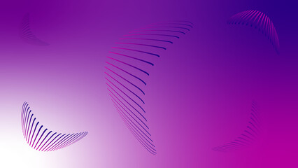 Dynamic purple gradient with flowing line art creates a modern and vibrant backdrop for technology, design, or creative projects, evoking energy and movement