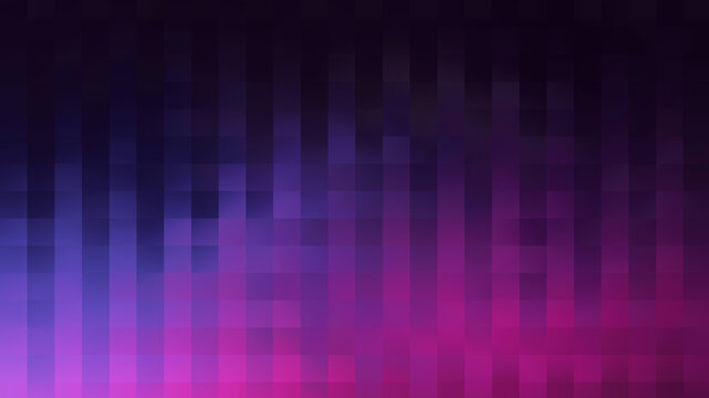 Abstract purple and pink pixelated pattern creates a modern background