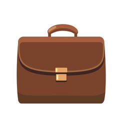 brown leather briefcase