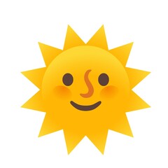 sun cartoon character